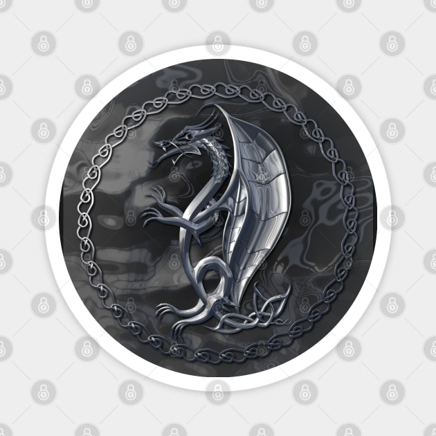 Celtic Dragon Magnet by Packrat